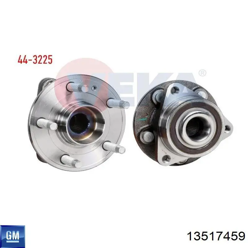 Piasta przednia General Motors 13517459 cena, od 104,70 USD