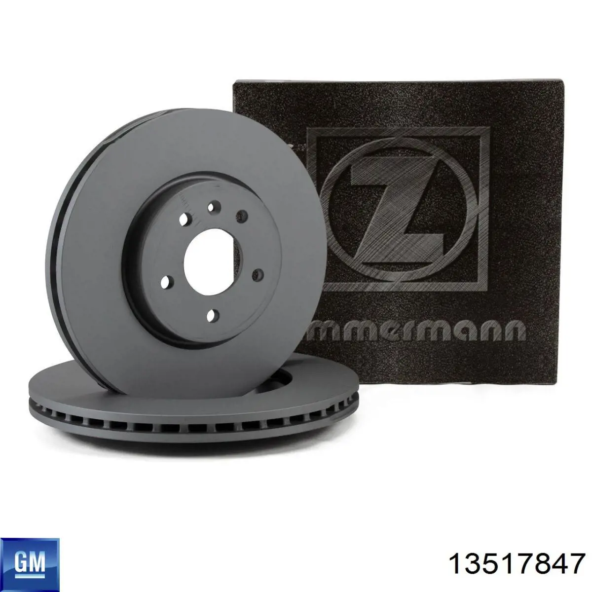 13517847 General Motors Tarcza hamulcowa przednia