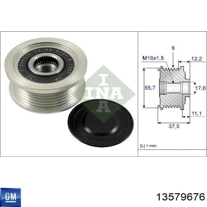 13579676 General Motors Alternator