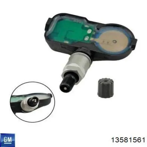 Czujnik ciśnienia w oponach General Motors 13581561 cena, od 51,52 USD