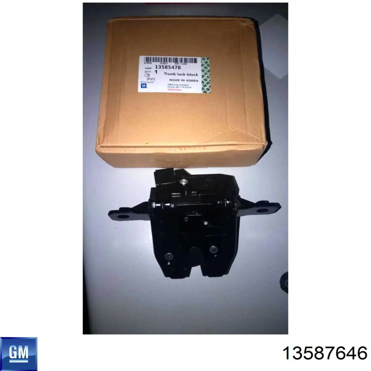13587646 General Motors Zamek klapy bagażnika (3/5 drzwi tylnych)