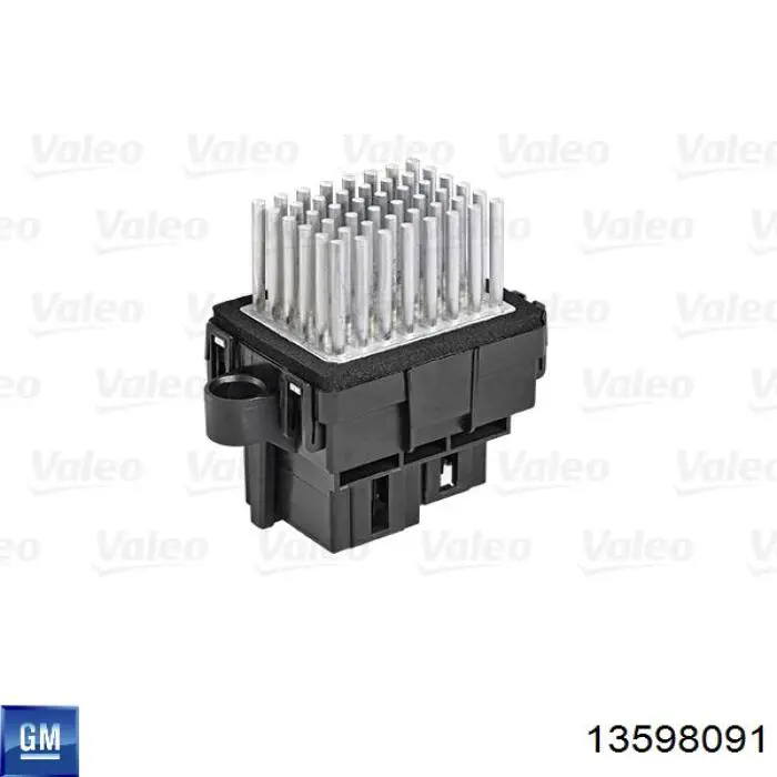 13598091 General Motors Rezystor wentylatora nagrzewnicy (ogrzewacza kabiny)