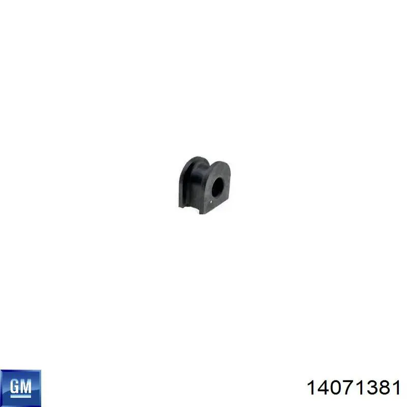 Do koszyka 14071381 General Motors Tuleja stabilizatora przedniego