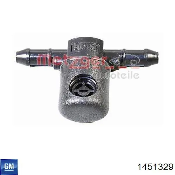 Do koszyka 1451329 General Motors Dysza spryskiwacza szyby przedniej lewa