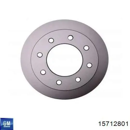 Tarcza hamulcowa tylna 15712801 General Motors