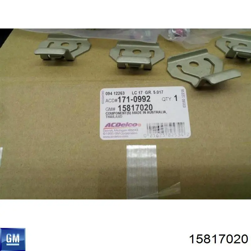 Klocki hamulca ręcznego General Motors 15817020 cena, od 117,42 USD