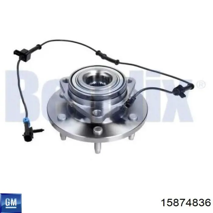 Piasta przednia General Motors 15874836 cena, od 98,82 USD