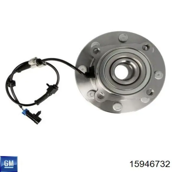 Do koszyka 15946732 General Motors Piasta przednia