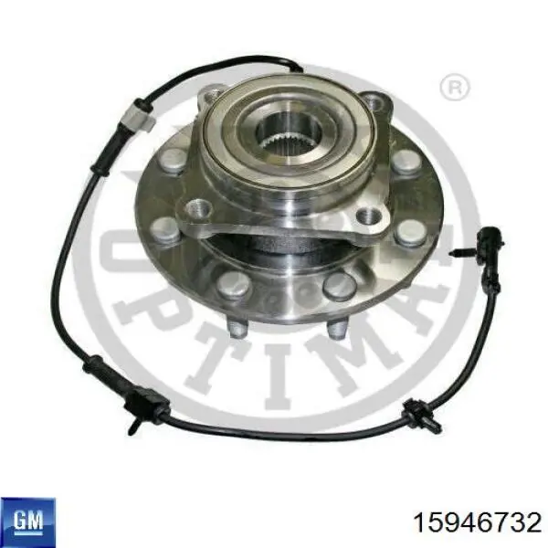 15946732 General Motors Piasta przednia