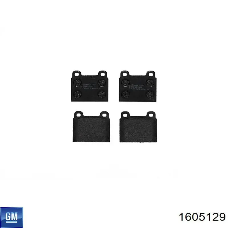 Zestaw naprawczy zacisku hamulcowego przedniego Opel 1605129 cena, od 5,57 USD
