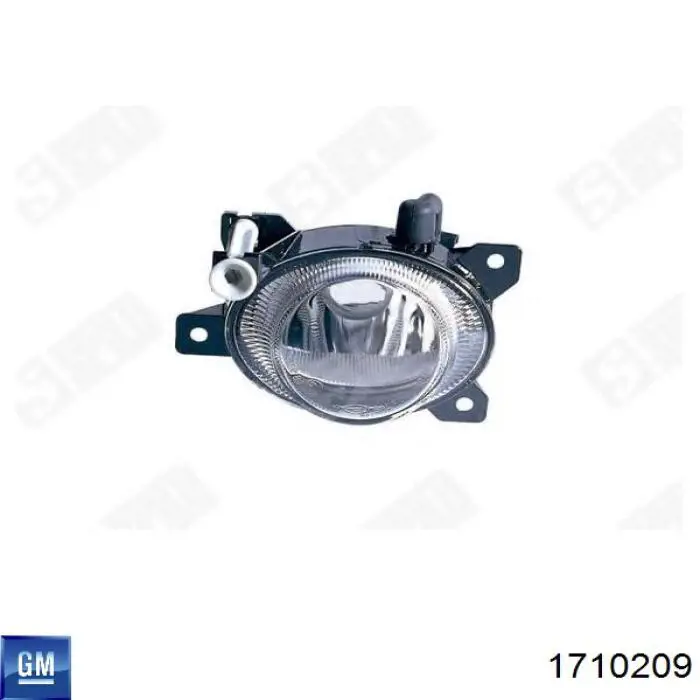 Lampa przeciwmgielna lewa 1710209 General Motors