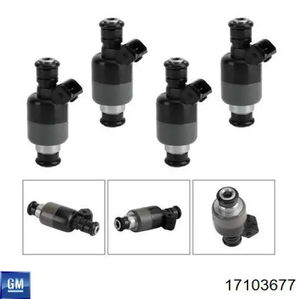 Wtryskiwacz paliwa General Motors 17103677 cena, od 40,86 USD
