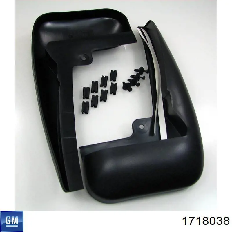 1718038 General Motors Chlapacze przednie, zestaw