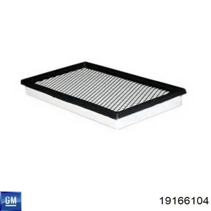 Filtr powietrza General Motors 19166104 cena, od 22,36 USD