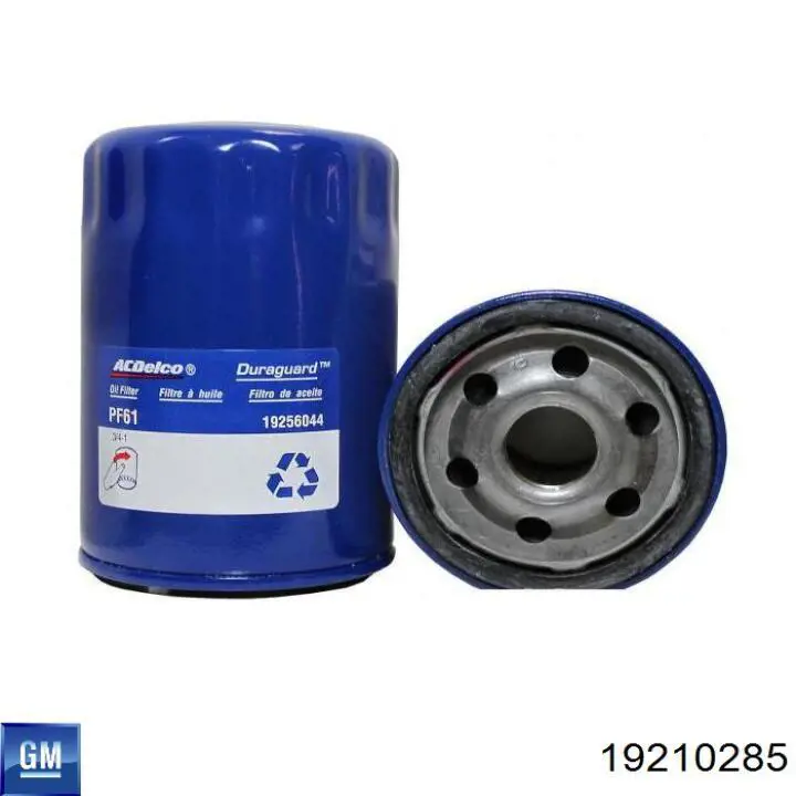Filtr oleju General Motors 19210285 cena, od 7,93 USD