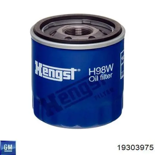 Filtr oleju 19303975 General Motors