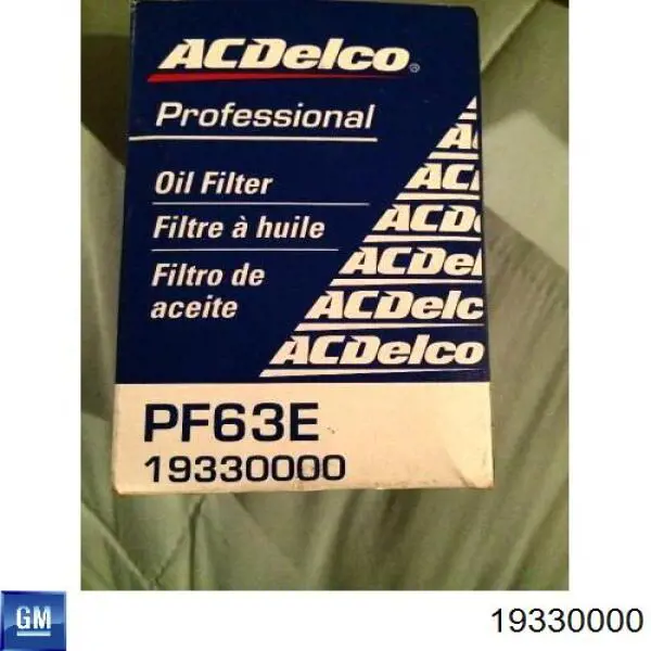 Filtr oleju General Motors 19330000 cena, od 8,60 USD