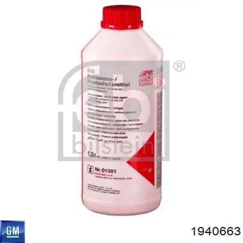 Ciecz chłodząca General Motors 1940663 cena, od 20,86 USD