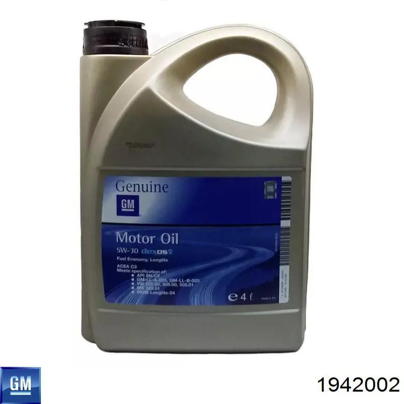 1942002 General Motors Olej do silnika