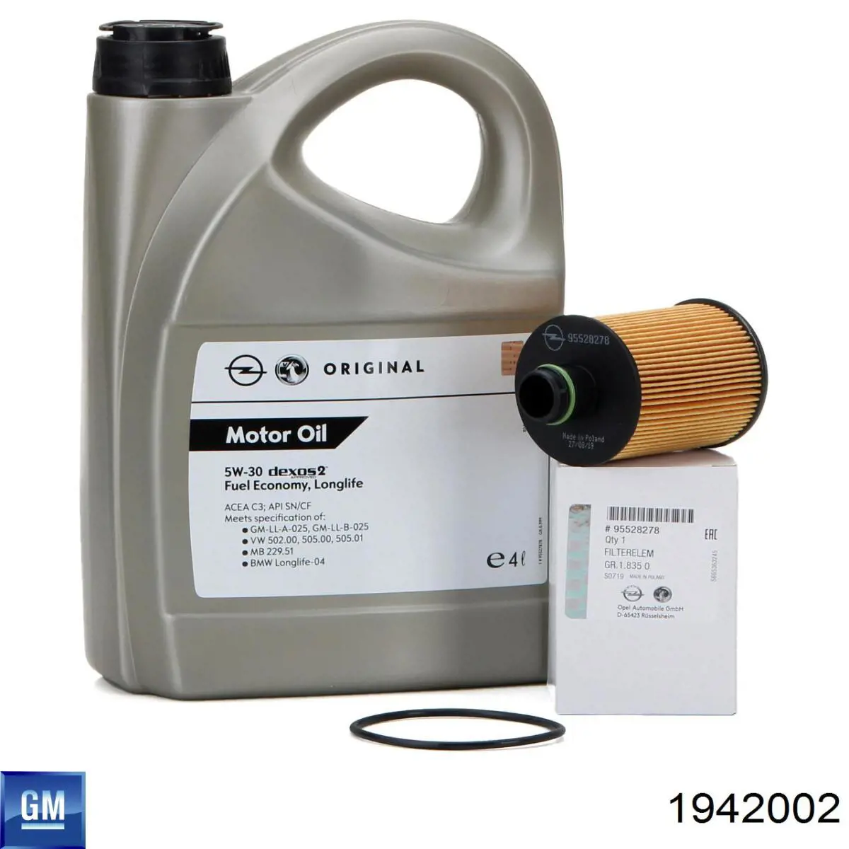 Do koszyka 1942002 General Motors Olej do silnika