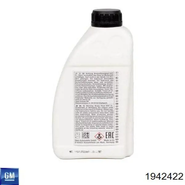 Płyn hamulcowy General Motors 1942422 cena, od 11,70 USD