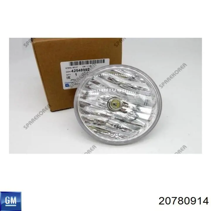 Lampa przeciwmgielna lewa/prawa General Motors 95393617 cena, od 47,90 USD