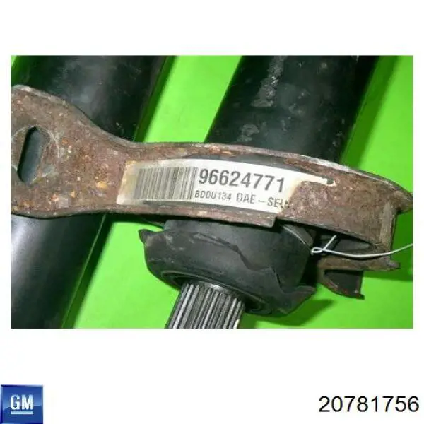 Do koszyka 20781756 General Motors Wał Cardana tylny, kompletny