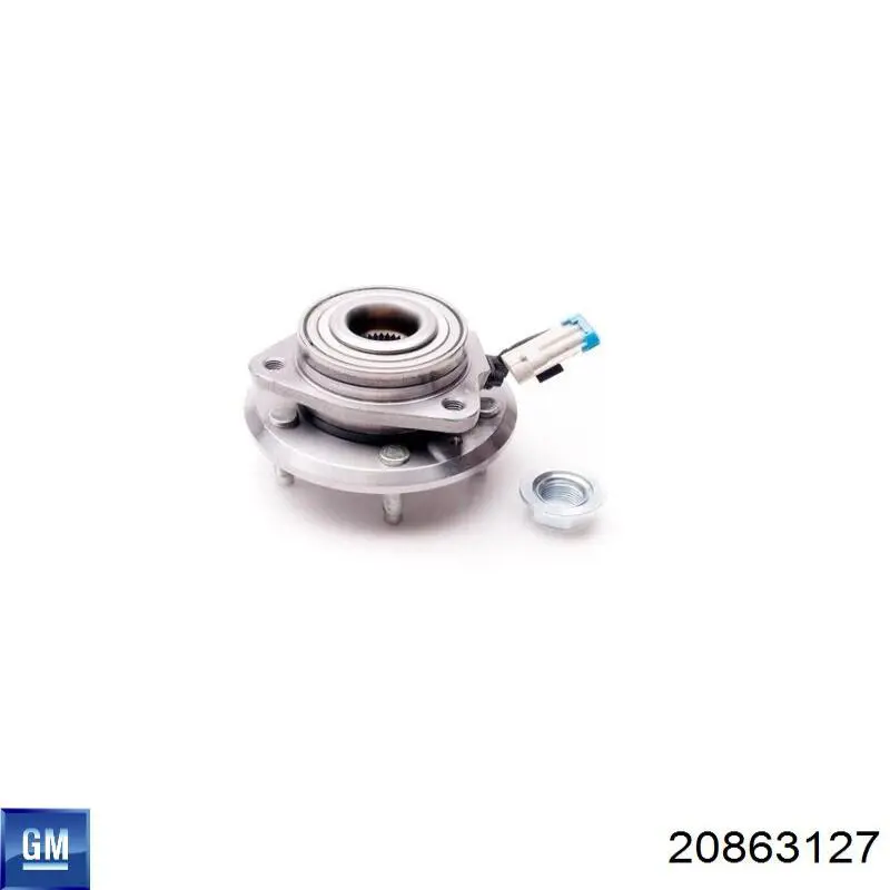 Do koszyka 20863127 General Motors Piasta przednia