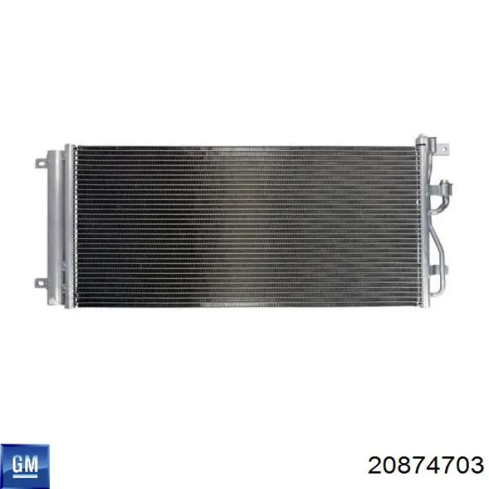 Chłodnica klimatyzacji General Motors 20874703 cena, od 112,55 USD
