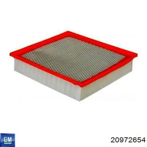 Filtr powietrza 20972654 General Motors