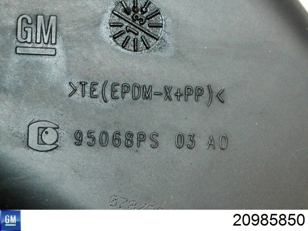20985850 General Motors Wlot powietrza do filtra powietrza