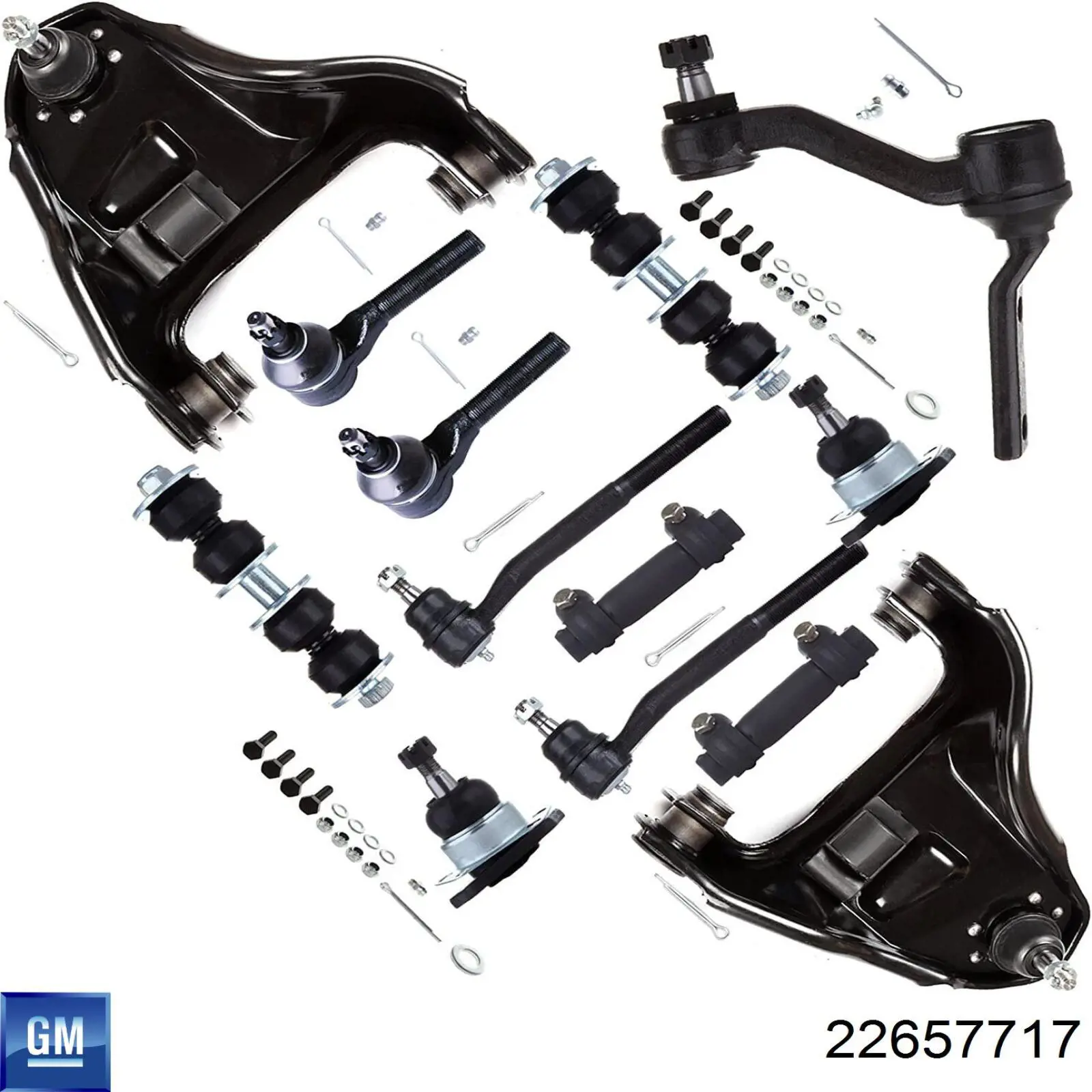 Do koszyka 22657717 General Motors Łącznik stabilizatora przedniego