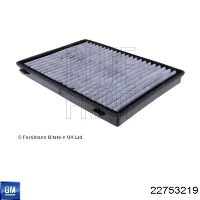 Filtr kabiny General Motors 22753219 cena, od 13,80 USD