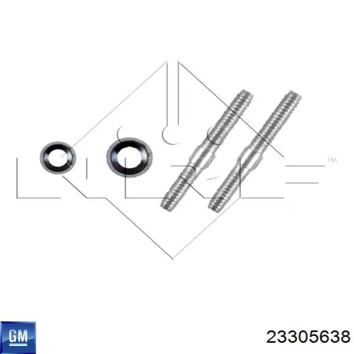 Chłodnica klimatyzacji General Motors 23305638 cena, od 77,84 USD