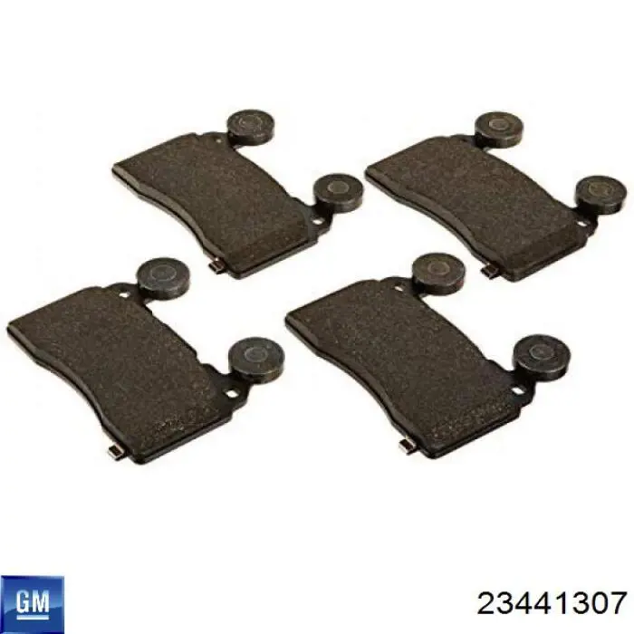 Klocki hamulcowe przednie tarczowe General Motors 23441307 cena, od 45,80 USD