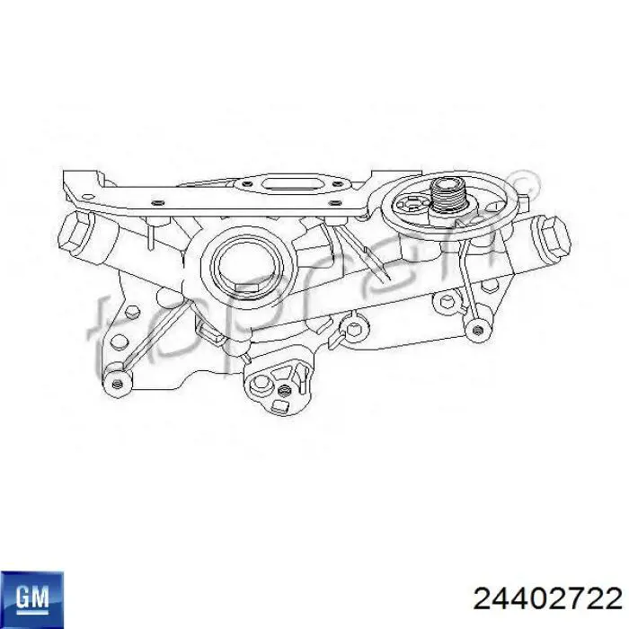 24402722 General Motors Pompa oleju