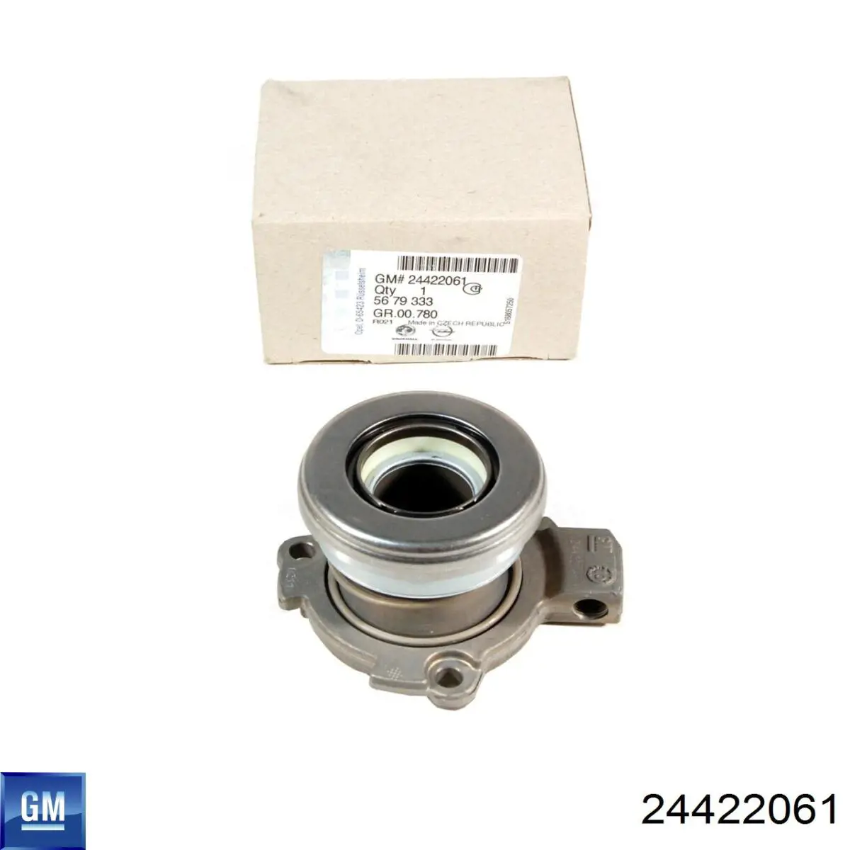 Do koszyka 24422061 General Motors Cylinder roboczy sprzęgła (wysprzęglik) w komplecie z łożyskiem wyciskowym