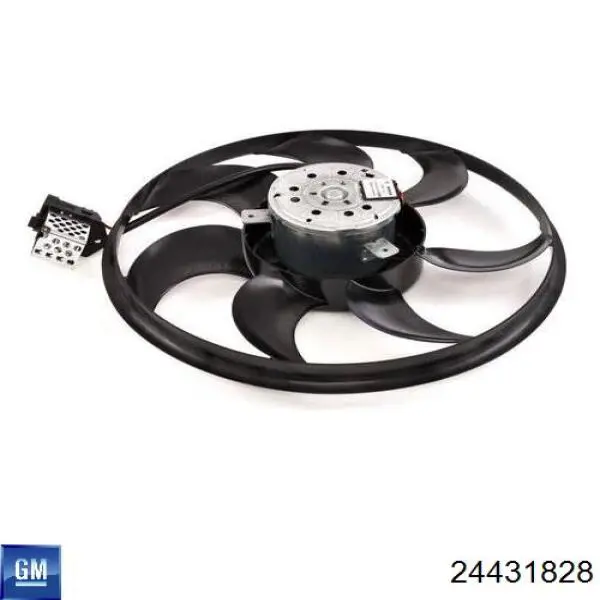 Dyfuzor chłodnicy, w komplecie z silnikiem i wirnikiem General Motors 24431828 cena, od 45,97 USD