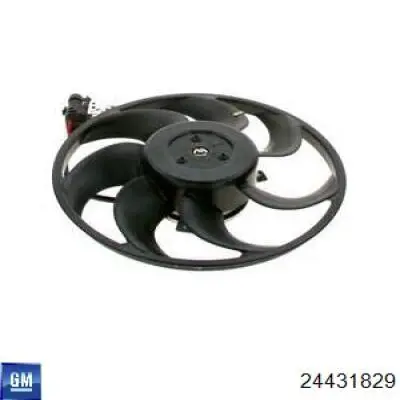 Dyfuzor chłodnicy, w komplecie z silnikiem i wirnikiem General Motors 24431829 cena, od 19,44 USD