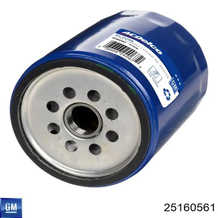 Do koszyka 25160561 General Motors Filtr oleju