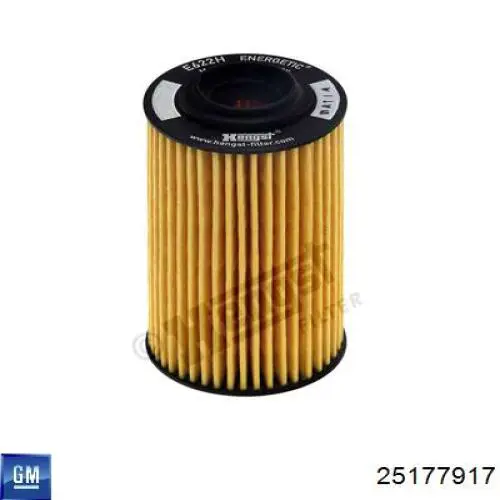 Filtr oleju 25177917 General Motors