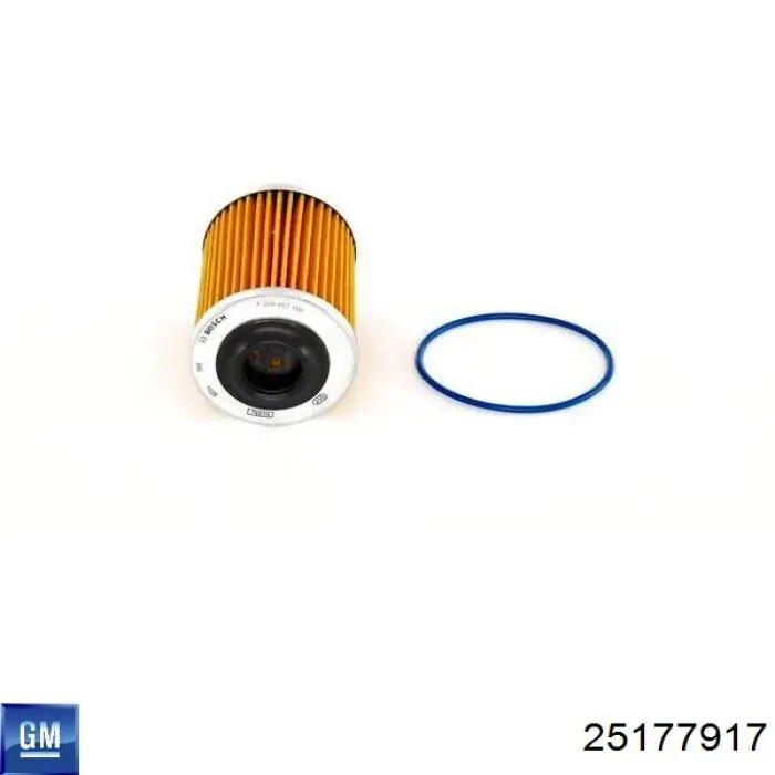 Do koszyka 25177917 General Motors Filtr oleju