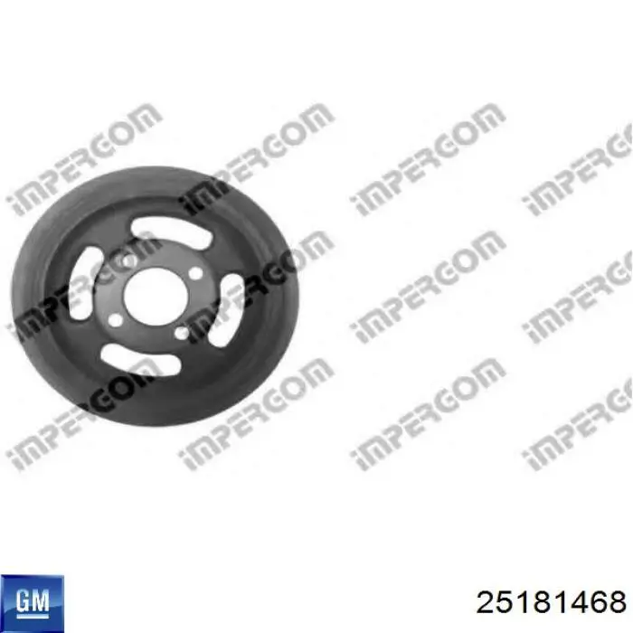 25181468 General Motors Koło pasowe wału korbowego