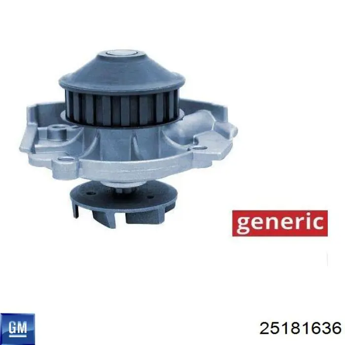 Pompa chłodząca wodna General Motors 25181636 cena, od 48,99 USD