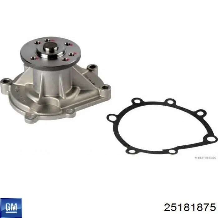 25181875 General Motors Pompa chłodząca wodna