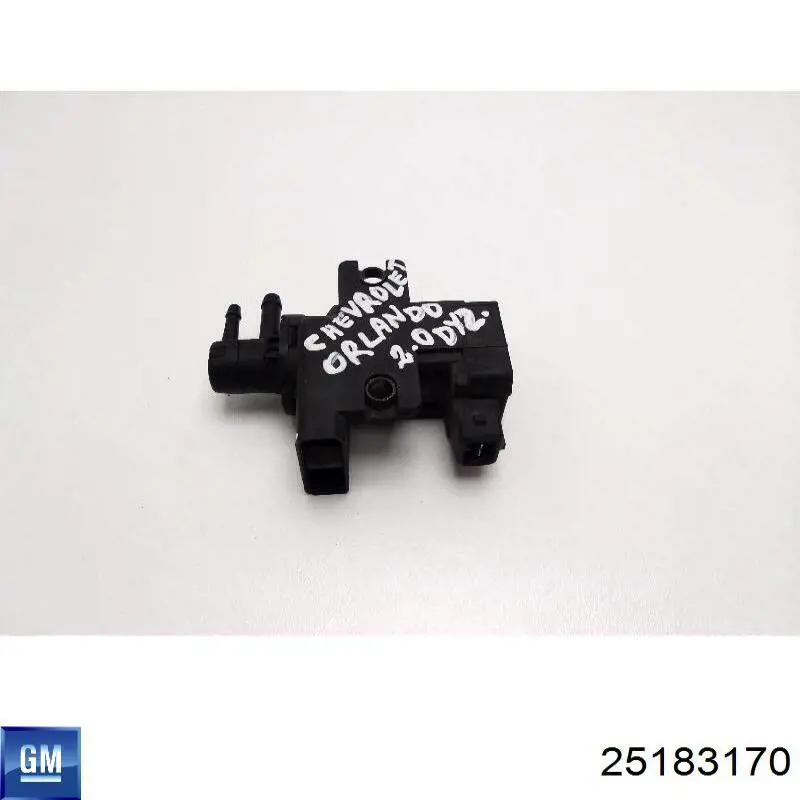 Do koszyka 25183170 General Motors Przetwornik ciśnienia (solenoid) doładowania