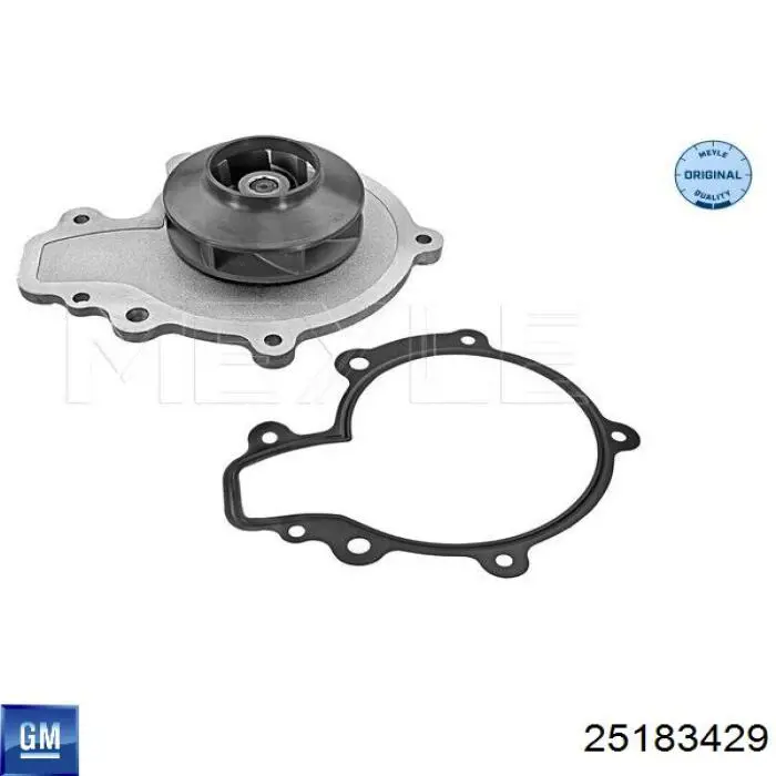 Pompa chłodząca wodna General Motors 25183429 cena, od 49,91 USD