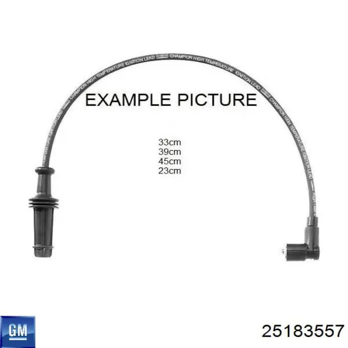 Zestaw przewodów wysokiego napięcia General Motors 25183557 cena, od 33,89 USD