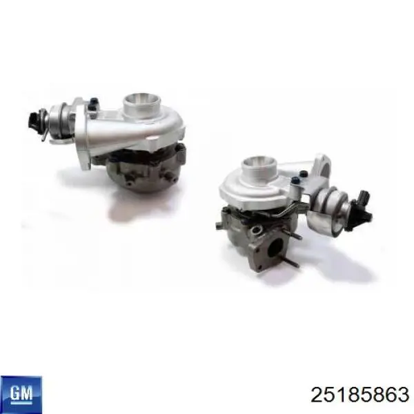 Turbina General Motors 25194654 cena, od 521,06 USD