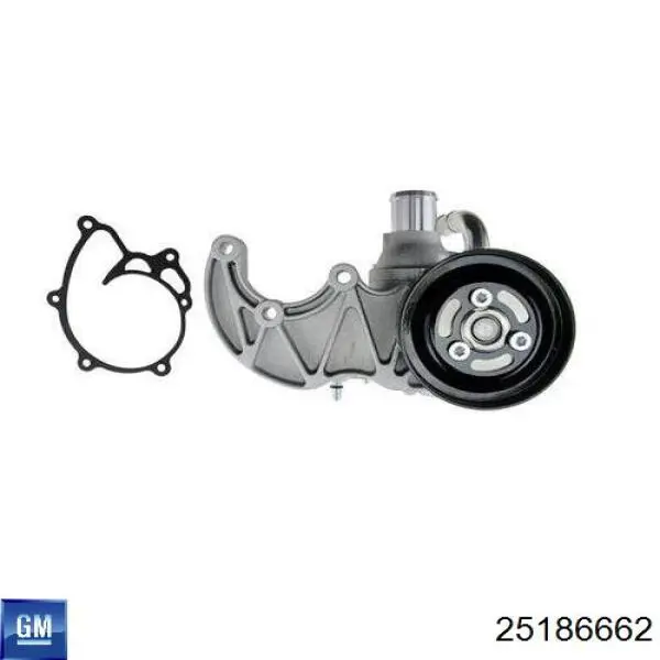 Do koszyka 25186662 General Motors Pompa chłodząca wodna